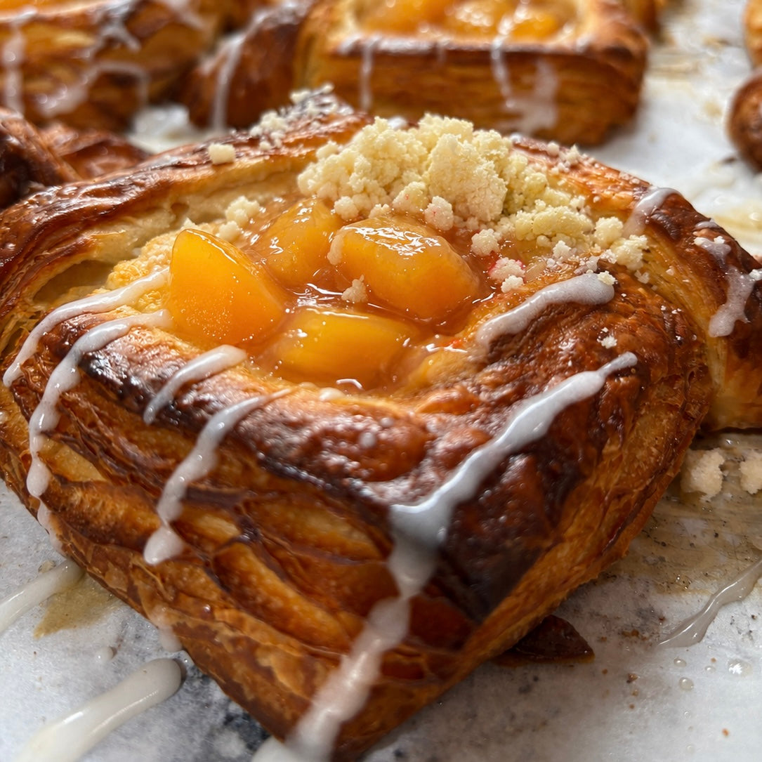 Peaches & Cream Danish