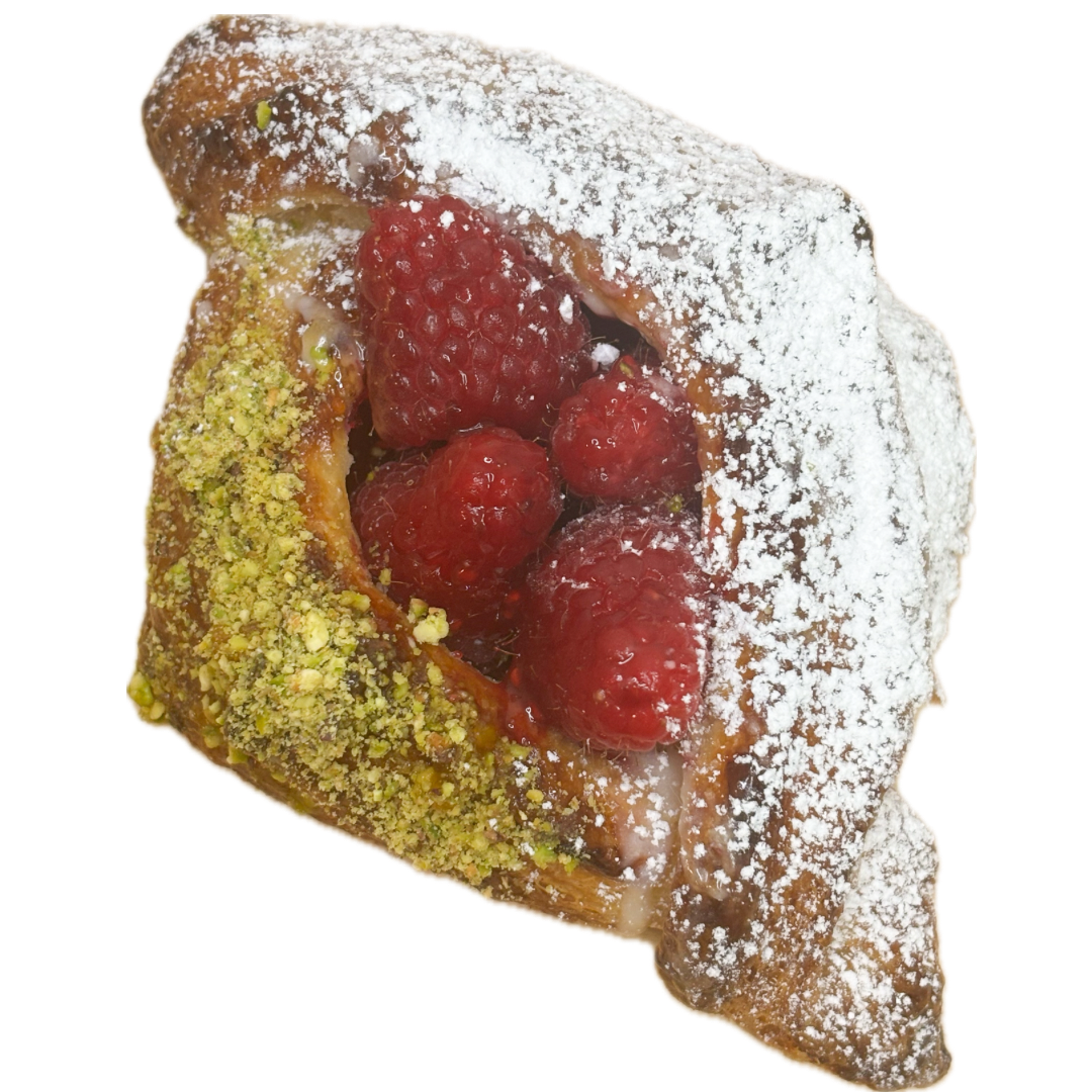 RASPBERRY PISTACHIO DANISH