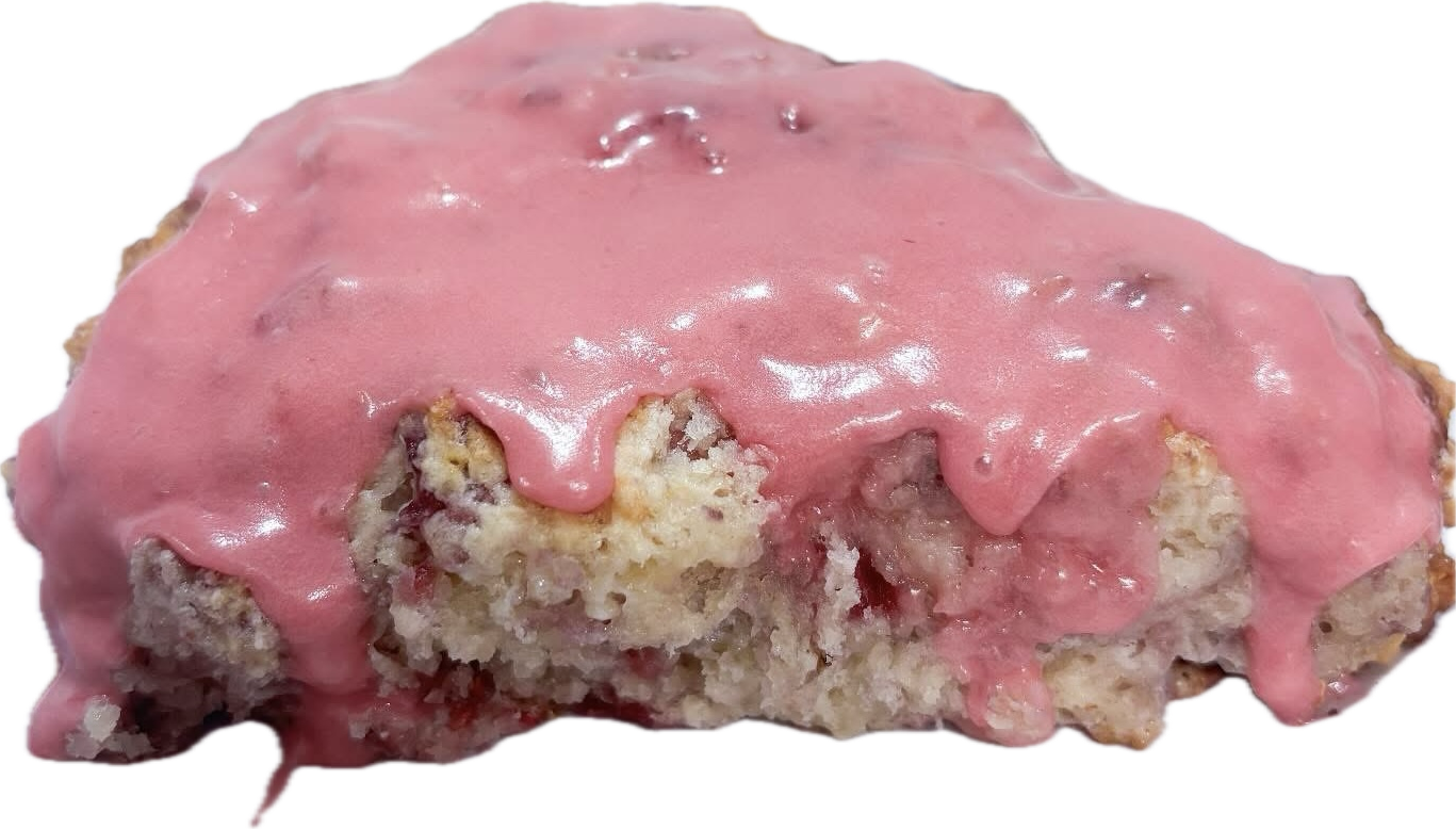 Raspberry White Chocolate Scone